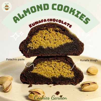 Almond Cookies Kunafa Chocolate – Sự giao hòa giữa vị ngọt Á Đông và phong cách Âu Mỹ  Cookie Garden