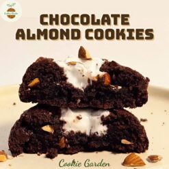 Chocolate Almond Cookies – Bánh quy hạnh nhân socola thơm giòn_Cookies Garden