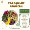 Trà gạo lứt giảm câm